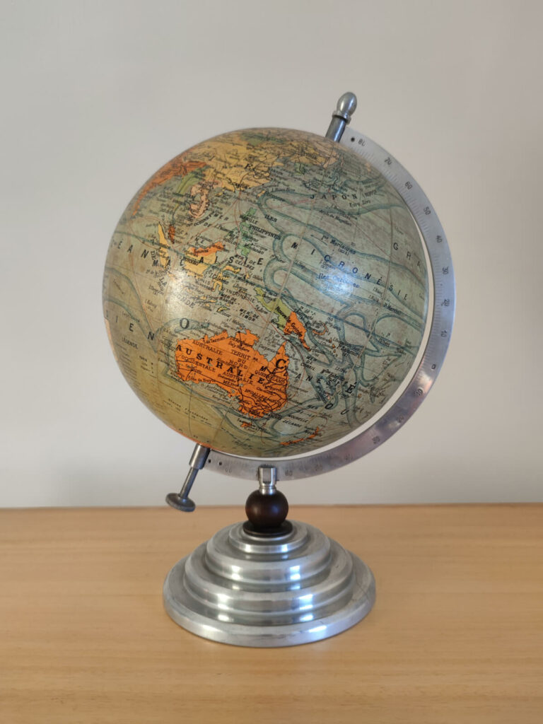 Globe terrestre jforest 1920 - Jackson, Lampes, globes terrestres
