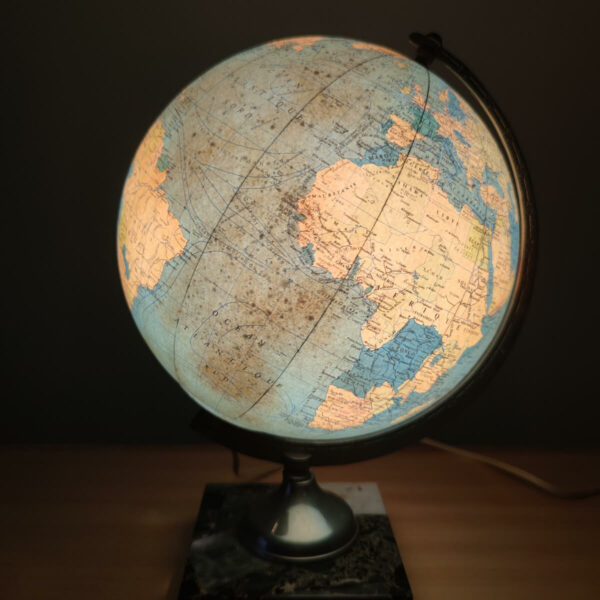 Globe Terrestre Lumineux Taride 1960s 
